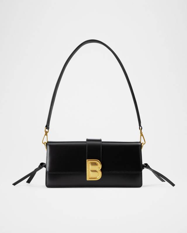 Nia Smooth Leather Shoulder Bag